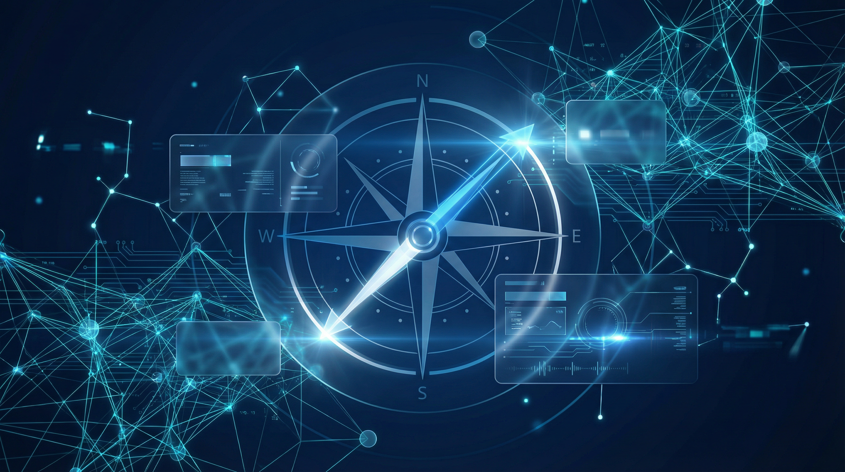 AI Compass Background