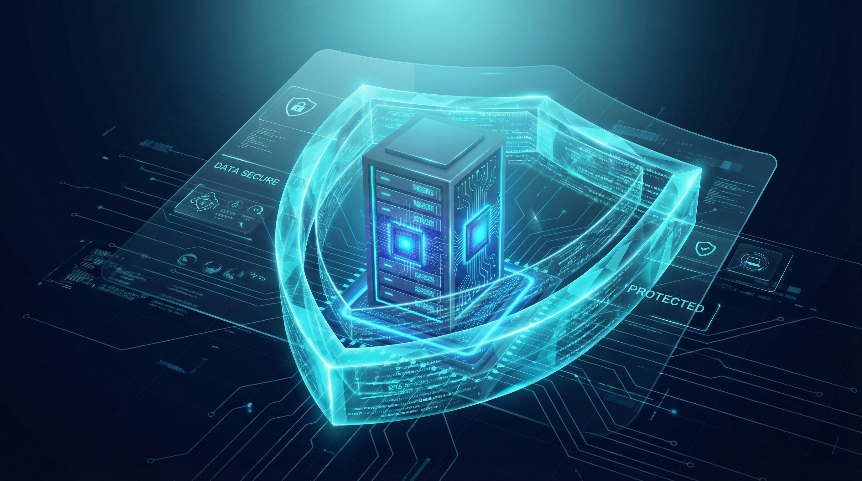 Security Shield Background